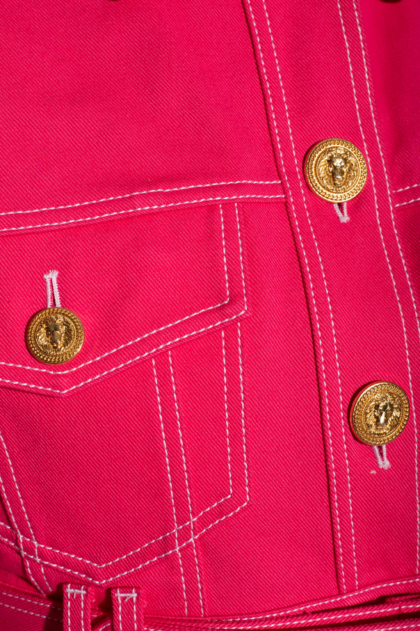 【関税込み】Balmain ピンク フリンジ テーラードジャケット Pink Sequin blazer Balmain - Vitkac AS